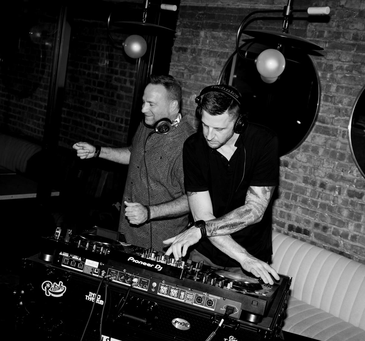 Nik at Nite and Recor DJing